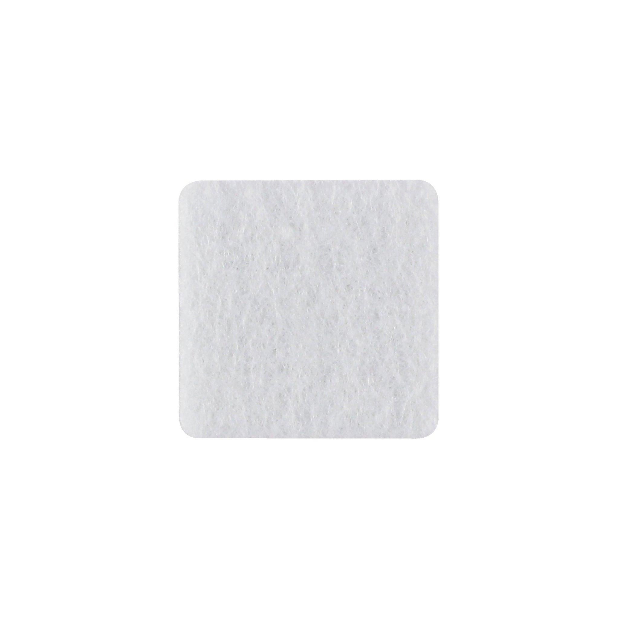 Feutre anti-rayures, autocollant blanc 25 x 25 mm par 9 pièces |  BLADI tissus d'ameublement.
