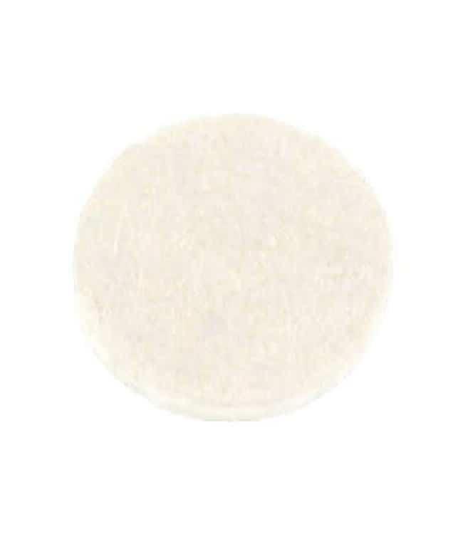 Anti-krasvilt, zelfklevend wit ø18 mm per 16 stuks - BLADI meubelstoffen