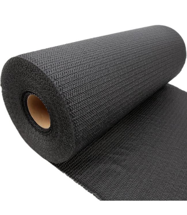 Antislipmat per meter 60 cm breed - zwart/antraciet - Bladi