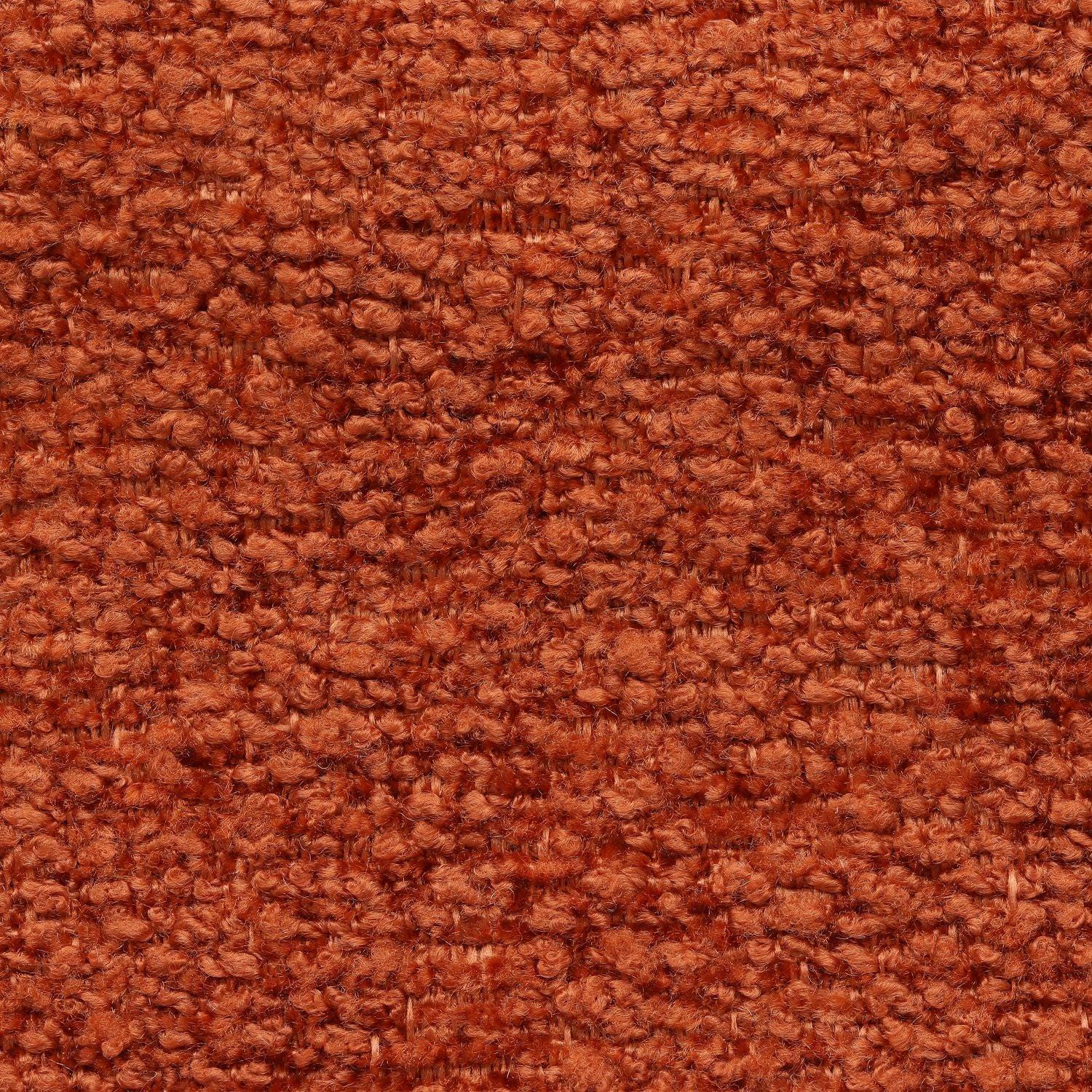 Bouclé Chenille - baksteenrood - Bladi