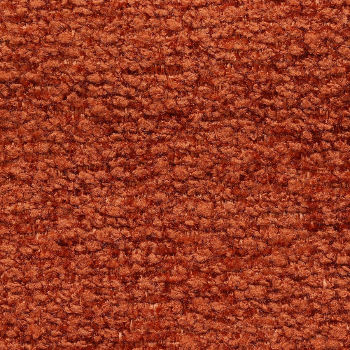 Bouclé Chenille - baksteenrood - Bladi