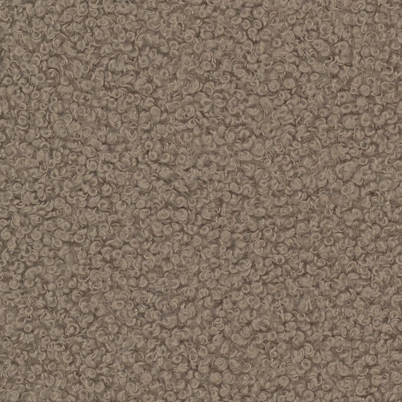 Bouclé Teddy stof - Taupe - Bladi