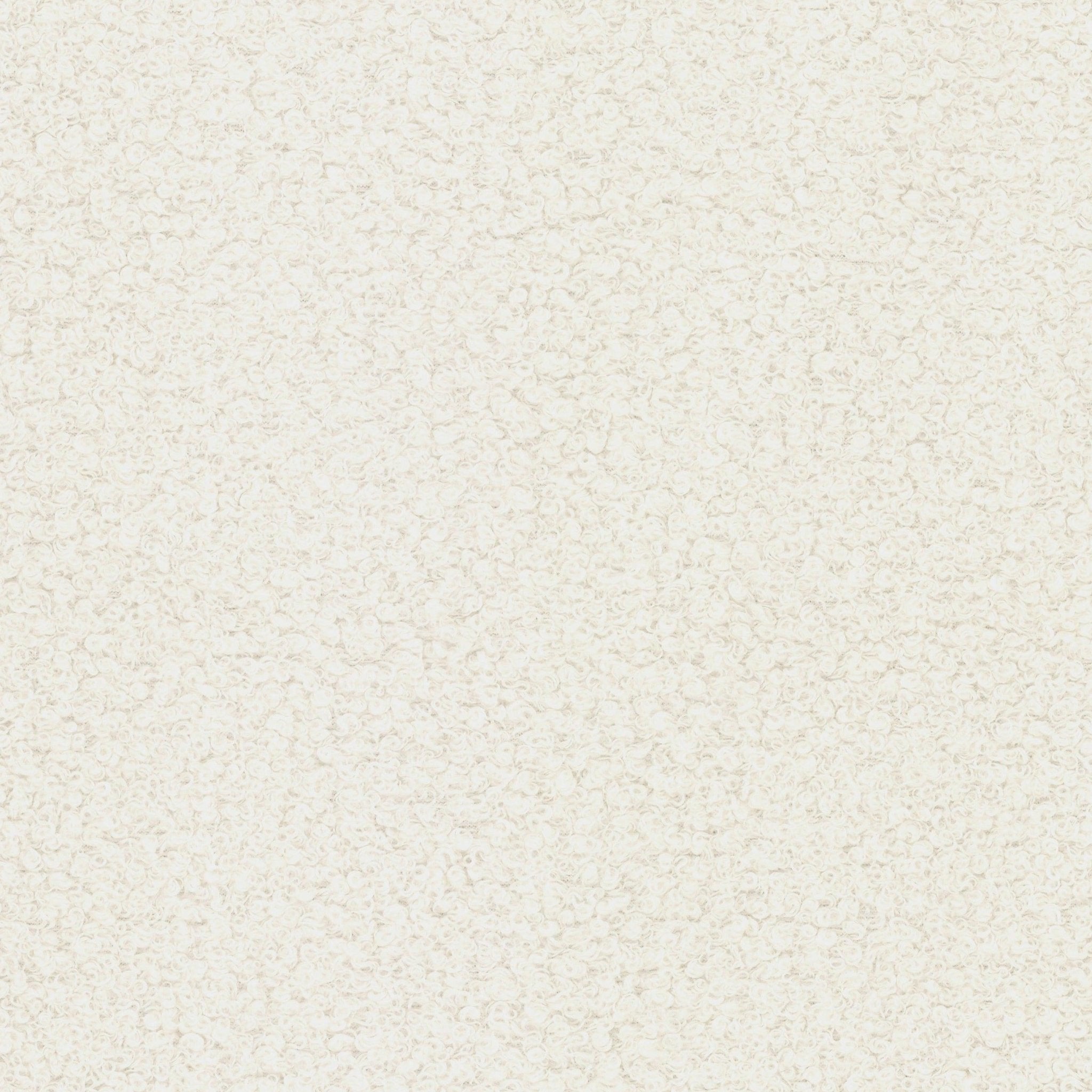 Bouclé Teddy stof - Wit - Bladi