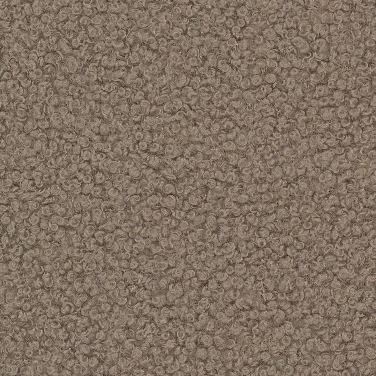 Bouclé Teddy velours stof - taupe - Bladi