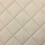 Bronco faux leather checked 5 x 5 cm - cream - Bladi