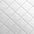 Bronco faux leather checked 5 x 5 cm - white - Bladi