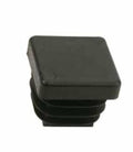 Tube stop square, black plastic 25 x 25 mm slat stop per 4 pieces | BLADI.