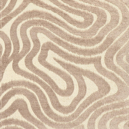 Chenille meubelstof Dubai-collectie E - taupe - Bladi