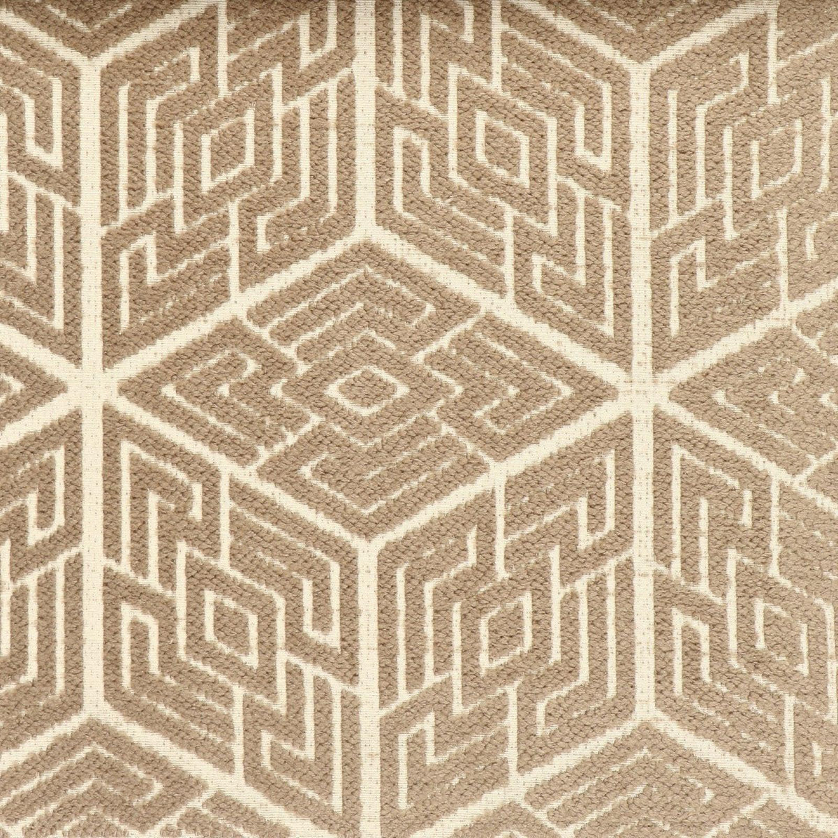 Chenille Möbelstoff Dubai-Kollektion F - dunkles Taupe - Bladi