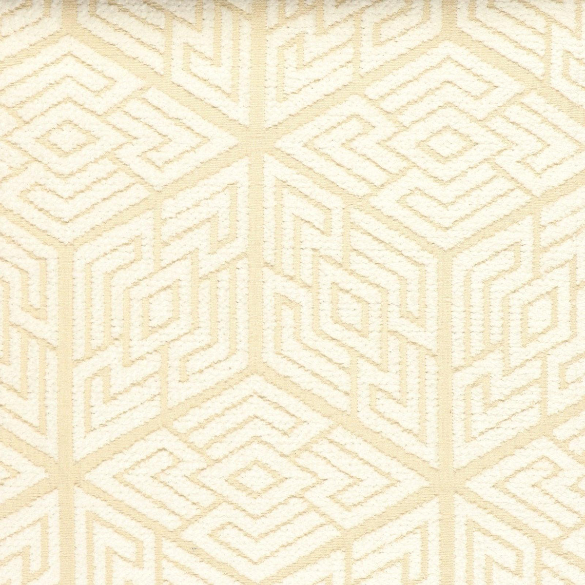Chenille Möbelstoff Dubai-Kollektion F - weiß - Bladi