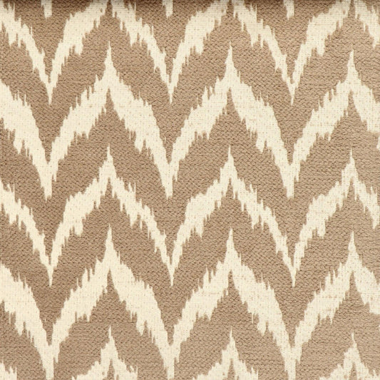 Chenille meubelstof Dubai-collectie G - donker taupe - Bladi