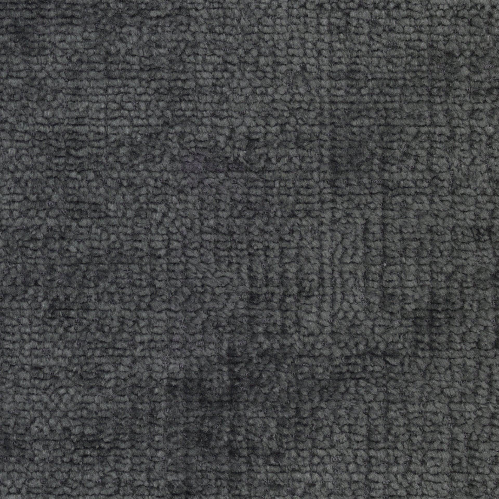 Chenille plain - antraciet - Bladi