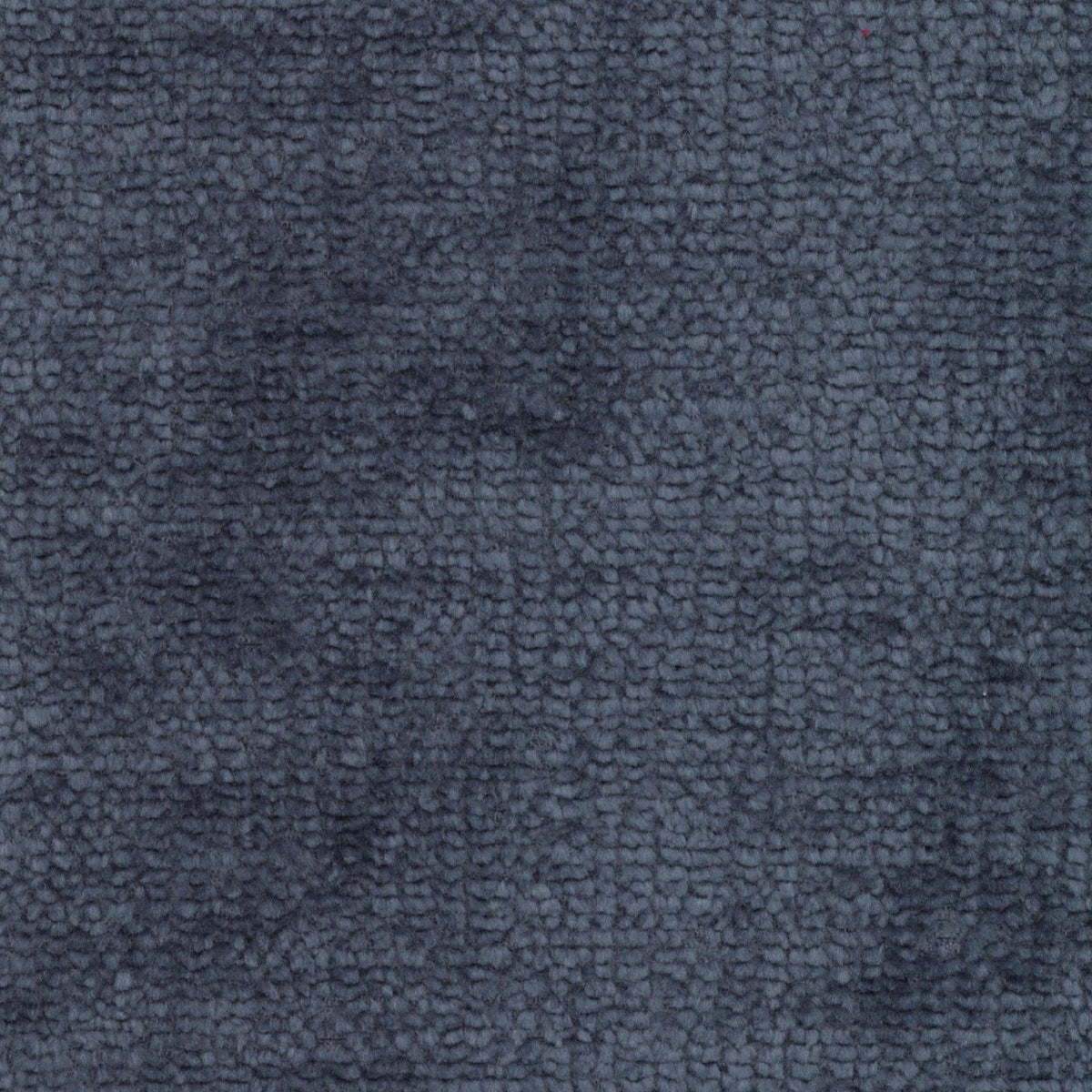 Chenille plain - donker blauw - Bladi