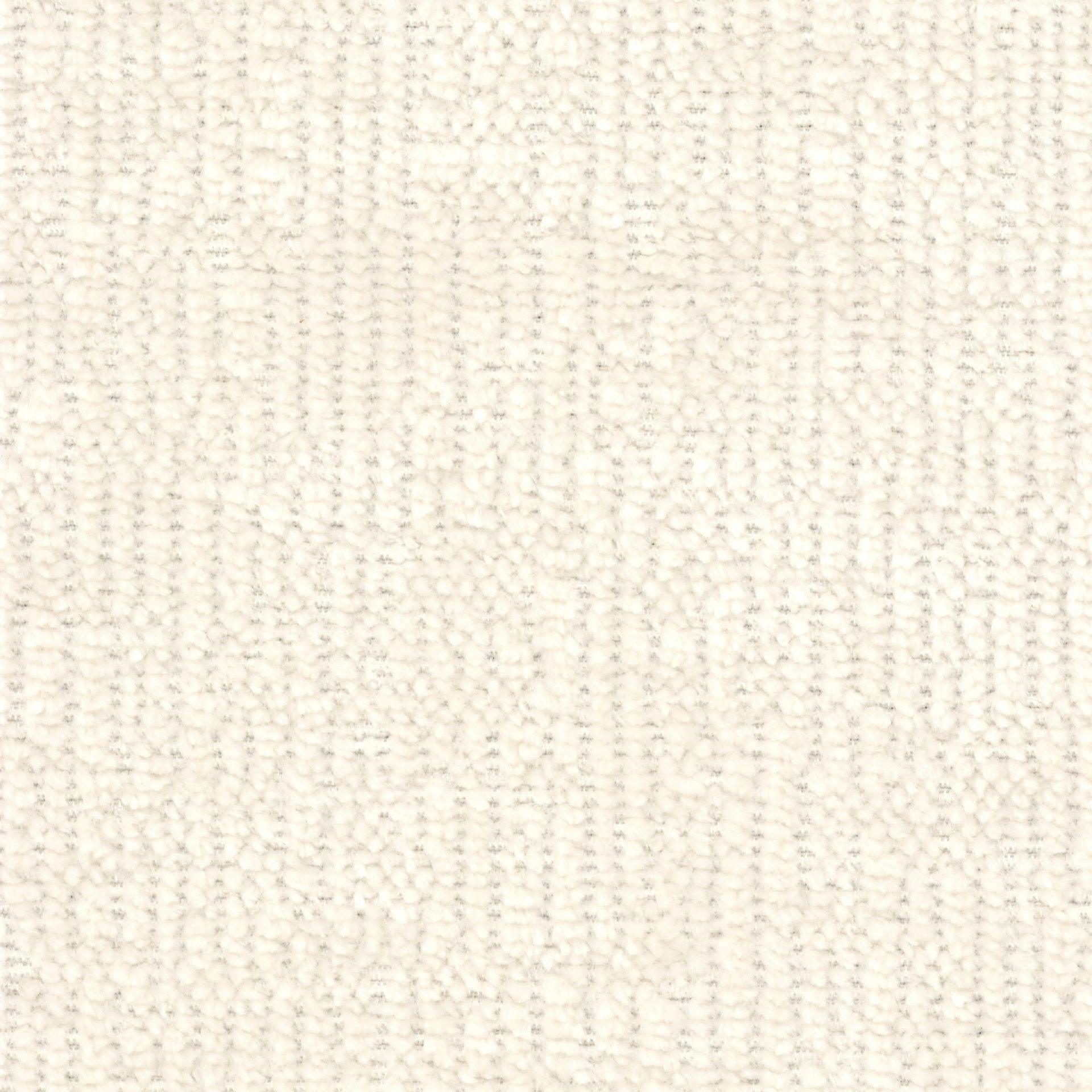 Chenille plain - wit - Bladi