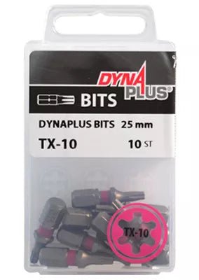 DYNAPLUS SCHROEFBIT 25MM TX-10 ROZE - Bladi