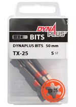 DYNAPLUS SCREW BIT 50MM TX-25 ORANGE - Bladi