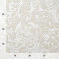 embossed floral pattern velvet - cream - Bladi