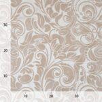 embossed velvet / fluweel - Goud - Bladi