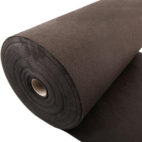 Fibertex onderdoek zwart 150 cm breed per meter - bruin - Bladi