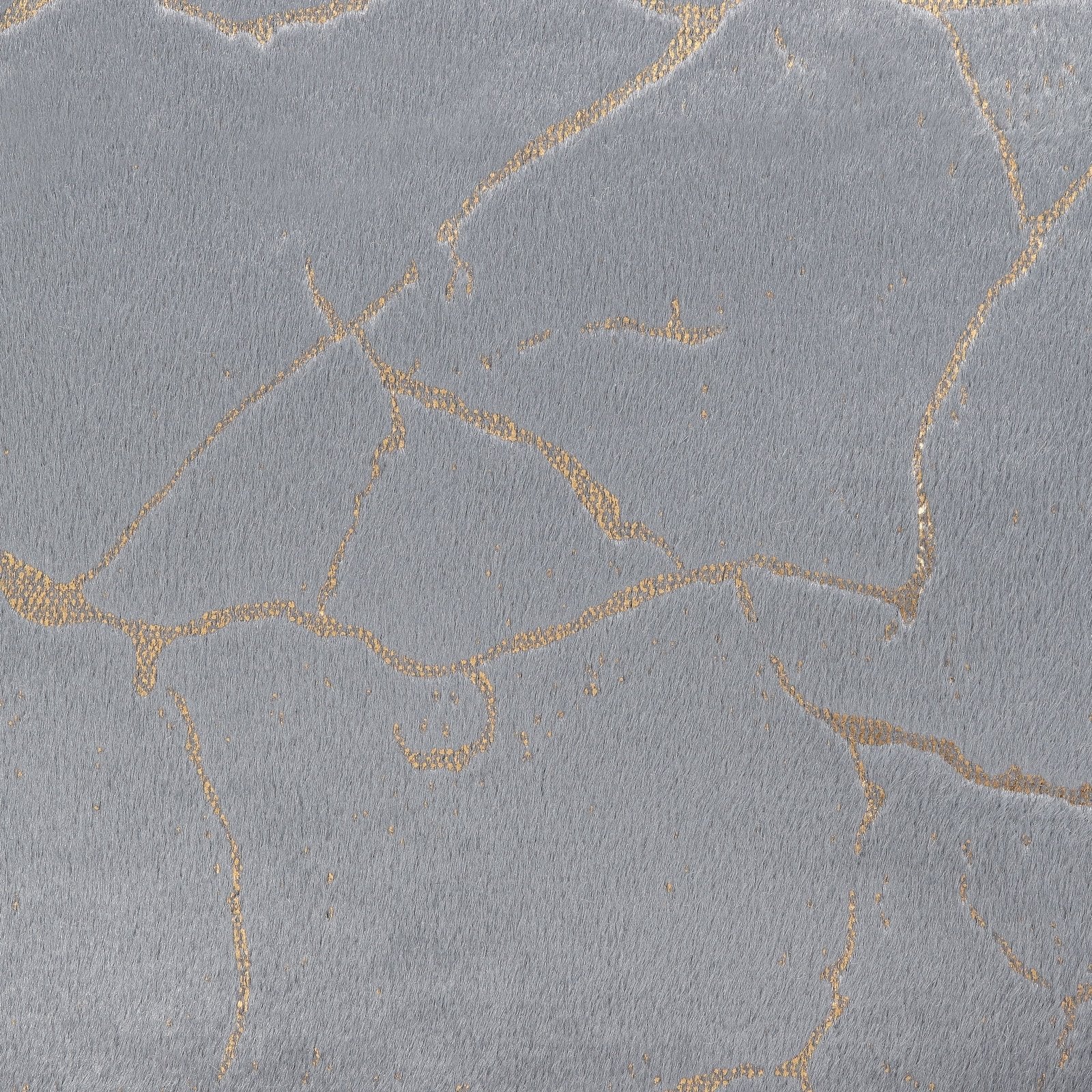 Fluweel Skali Marmer Goud - donker grijs - Bladi
