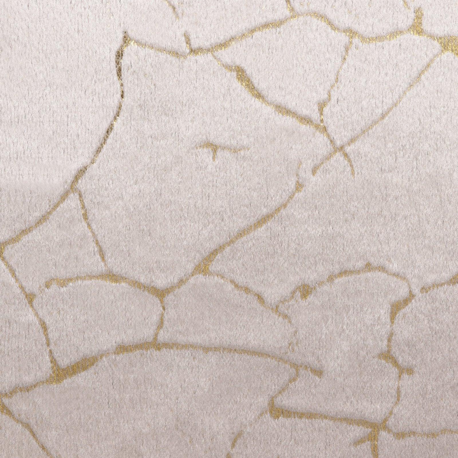 Fluweel Skali Marmer Goud - taupe - Bladi