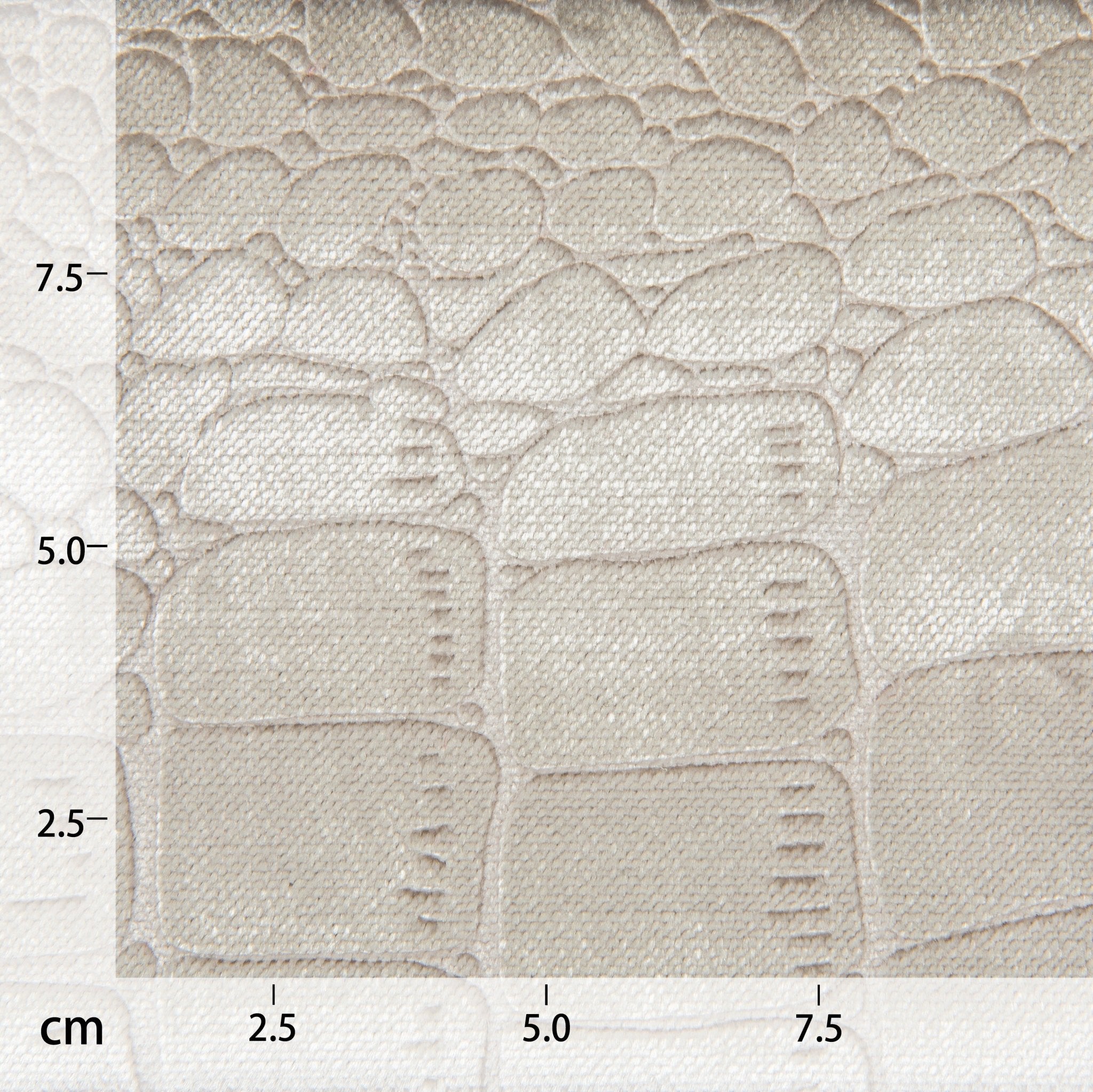 Fluweel / Velvet glamour croco - Beige - Bladi