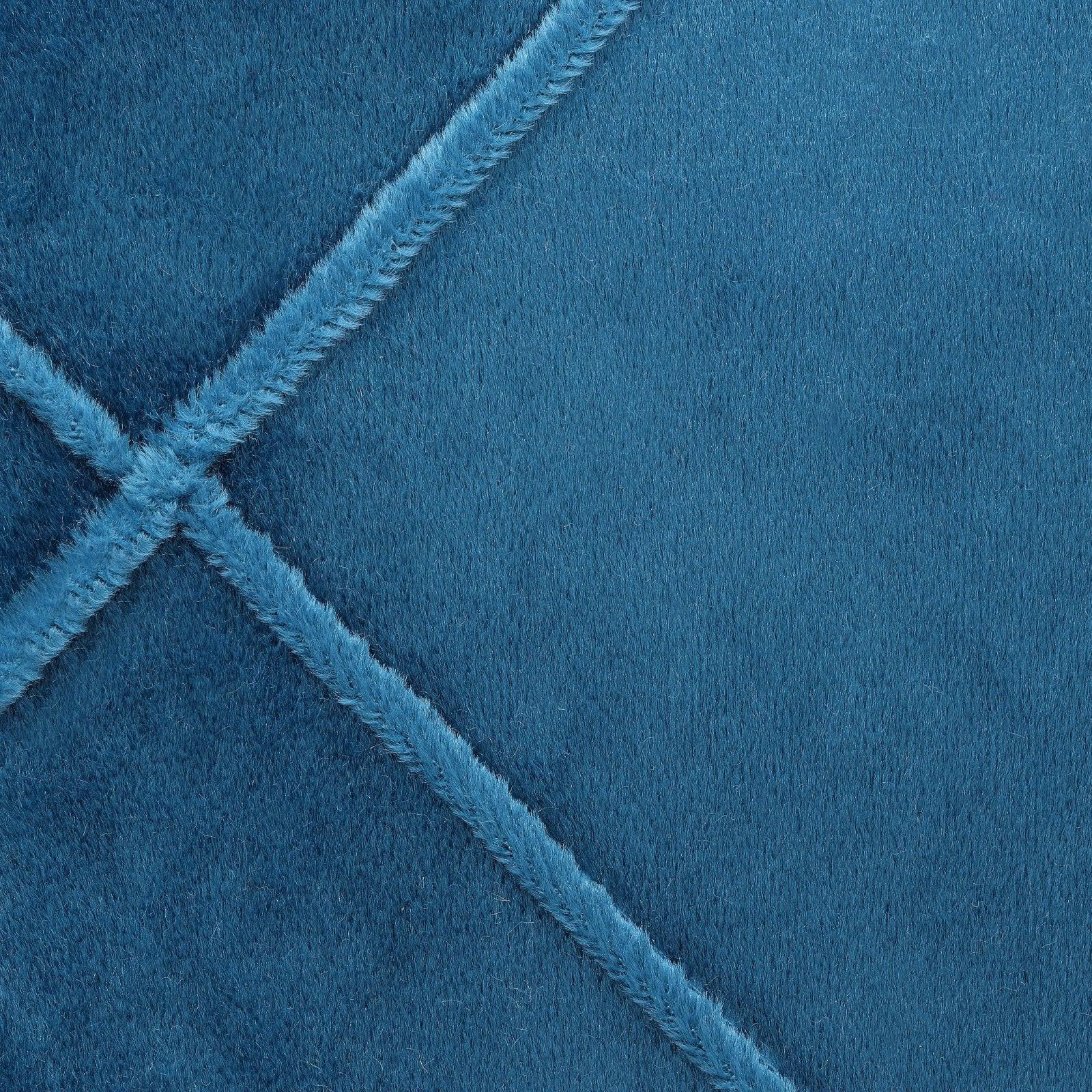Fluweel / Velvet Sewing - turkoois - Bladi