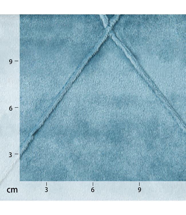 Fluweel / Velvet Sewing - Zeeblauw - BLADI meubelstoffen