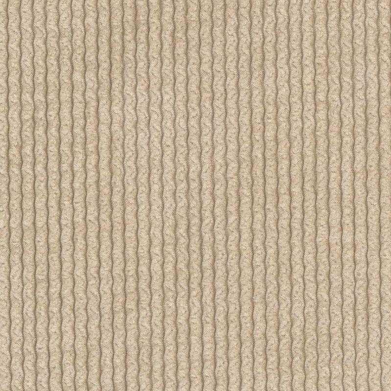 Geribbeld chenille - beige - Bladi