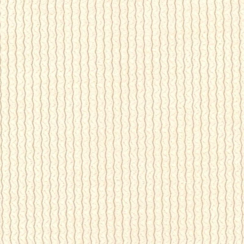 Geribbeld chenille - creme - Bladi