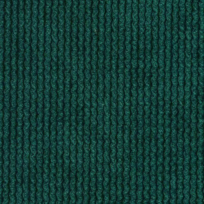 Geribbeld chenille - groen - Bladi