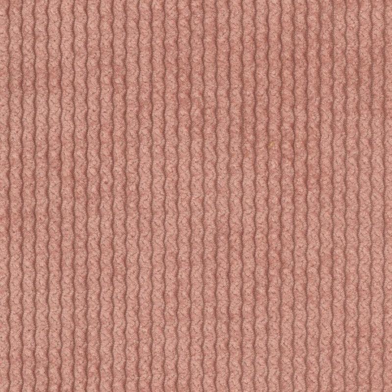 Geribbeld chenille - roze - Bladi