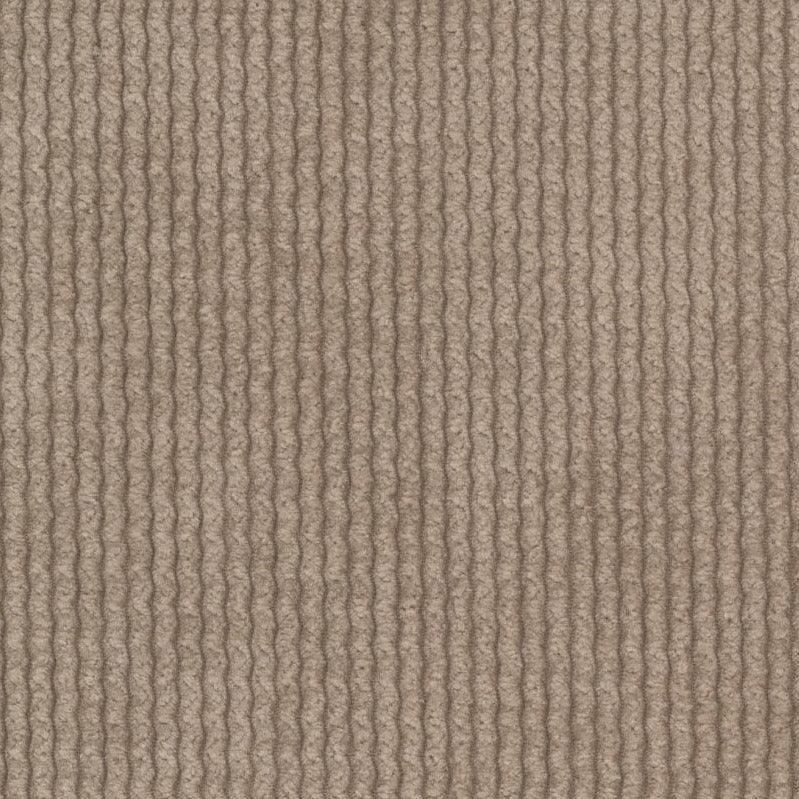 Geribbeld chenille - taupe - Bladi