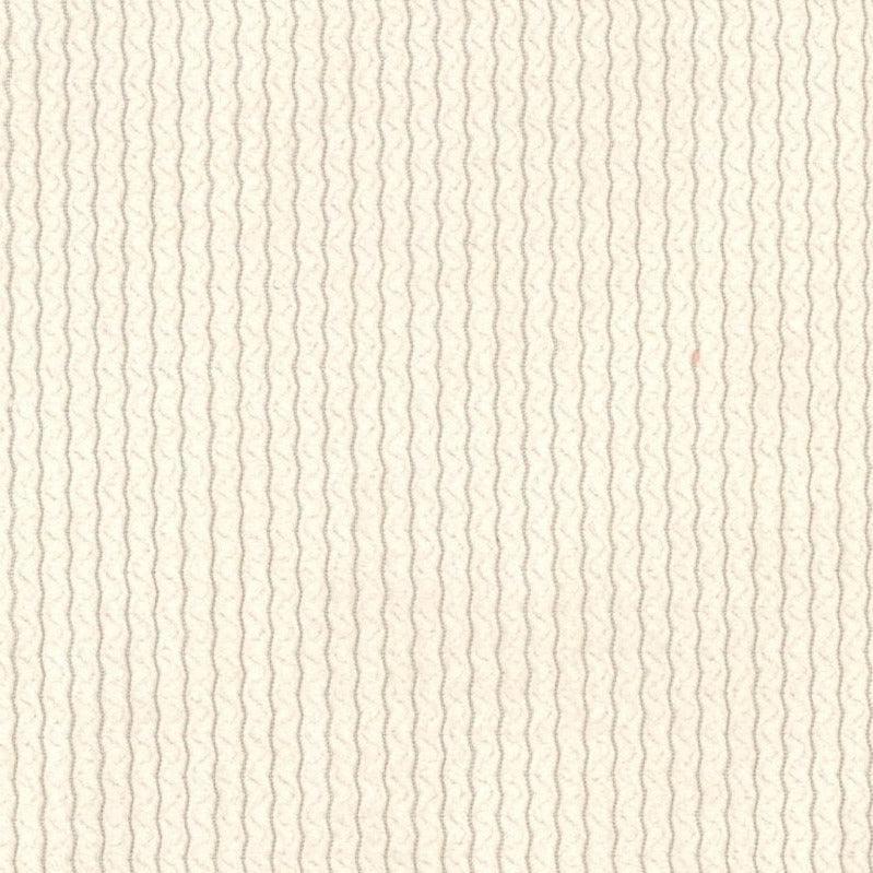 Geribbeld chenille - wit - Bladi
