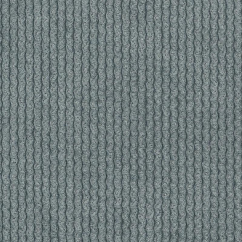 Geribbeld chenille - zeeblauw - Bladi