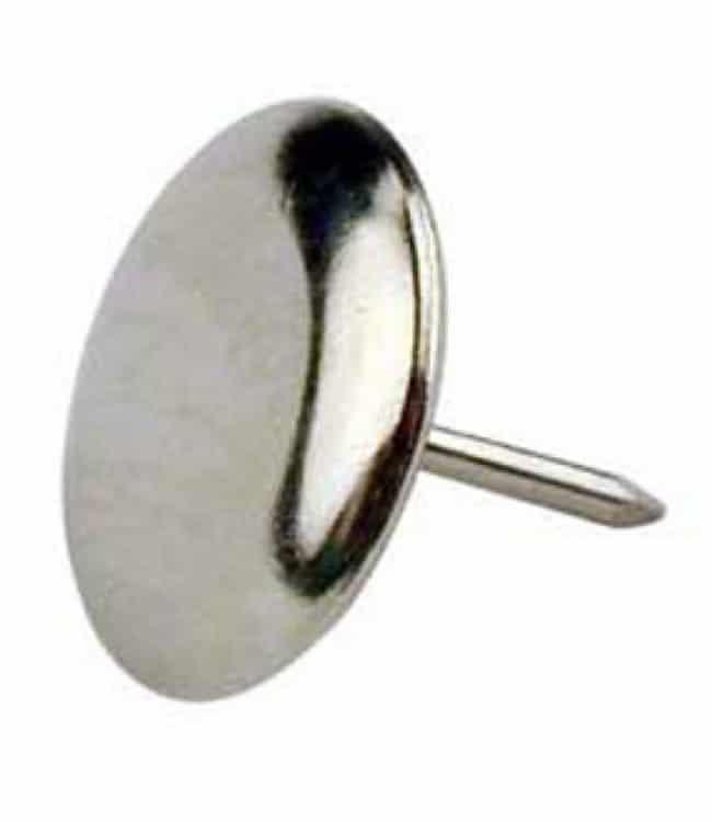 Gleitnagel, Muster vernickelt Durchmesser 18 mm pro 4 Stück | BLADI.