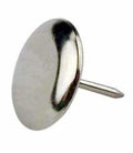 Gleitnagel, Muster vernickelt Durchmesser 18 mm pro 4 Stück | BLADI.