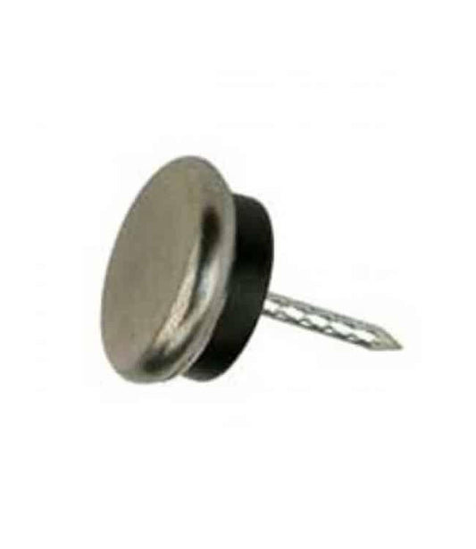Gleitnagel, Muster verzinkter Gummipuffer 30 mm pro 4 Stück | BLADI.