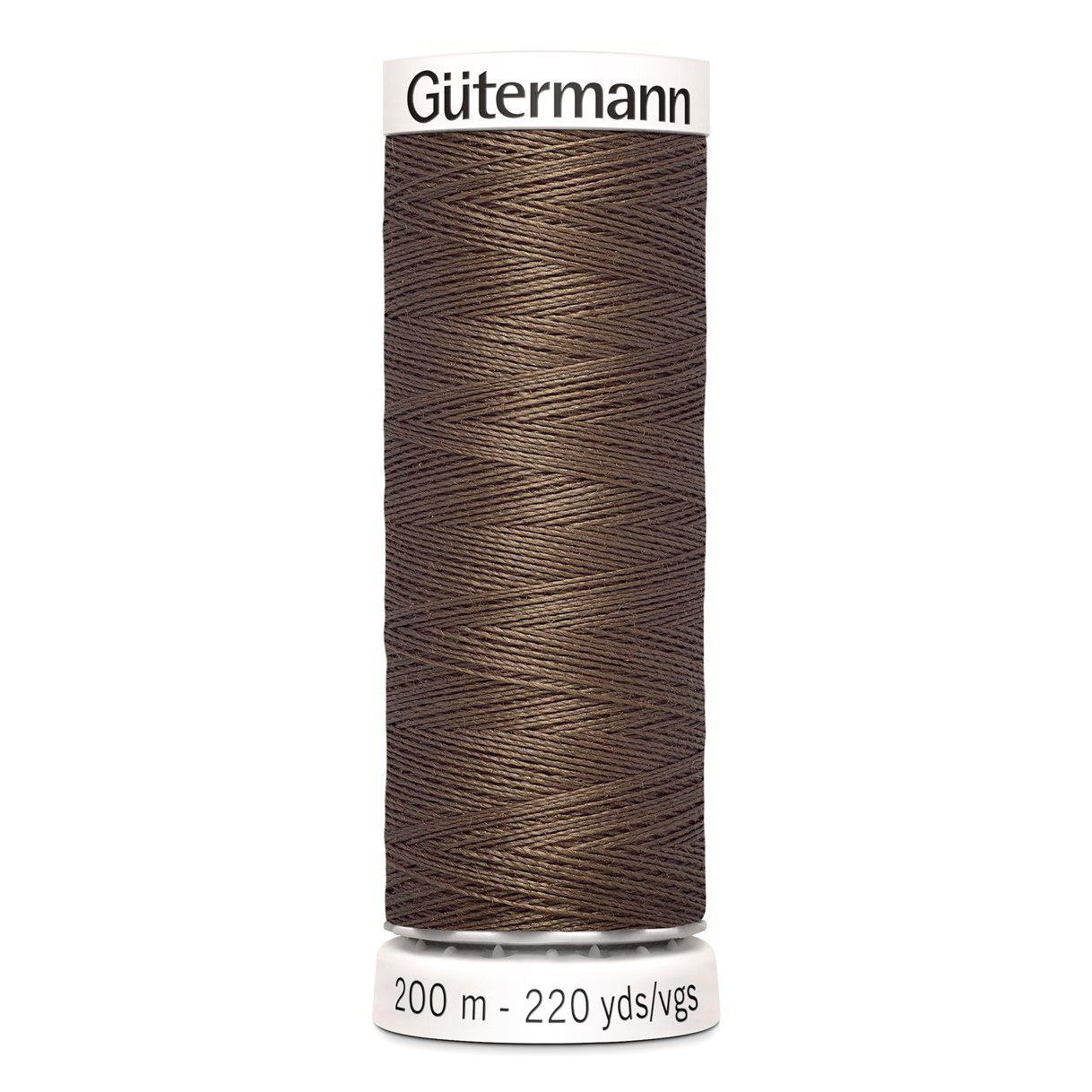 Gütermann Allesnaaigaren 200m - Donker beige 672