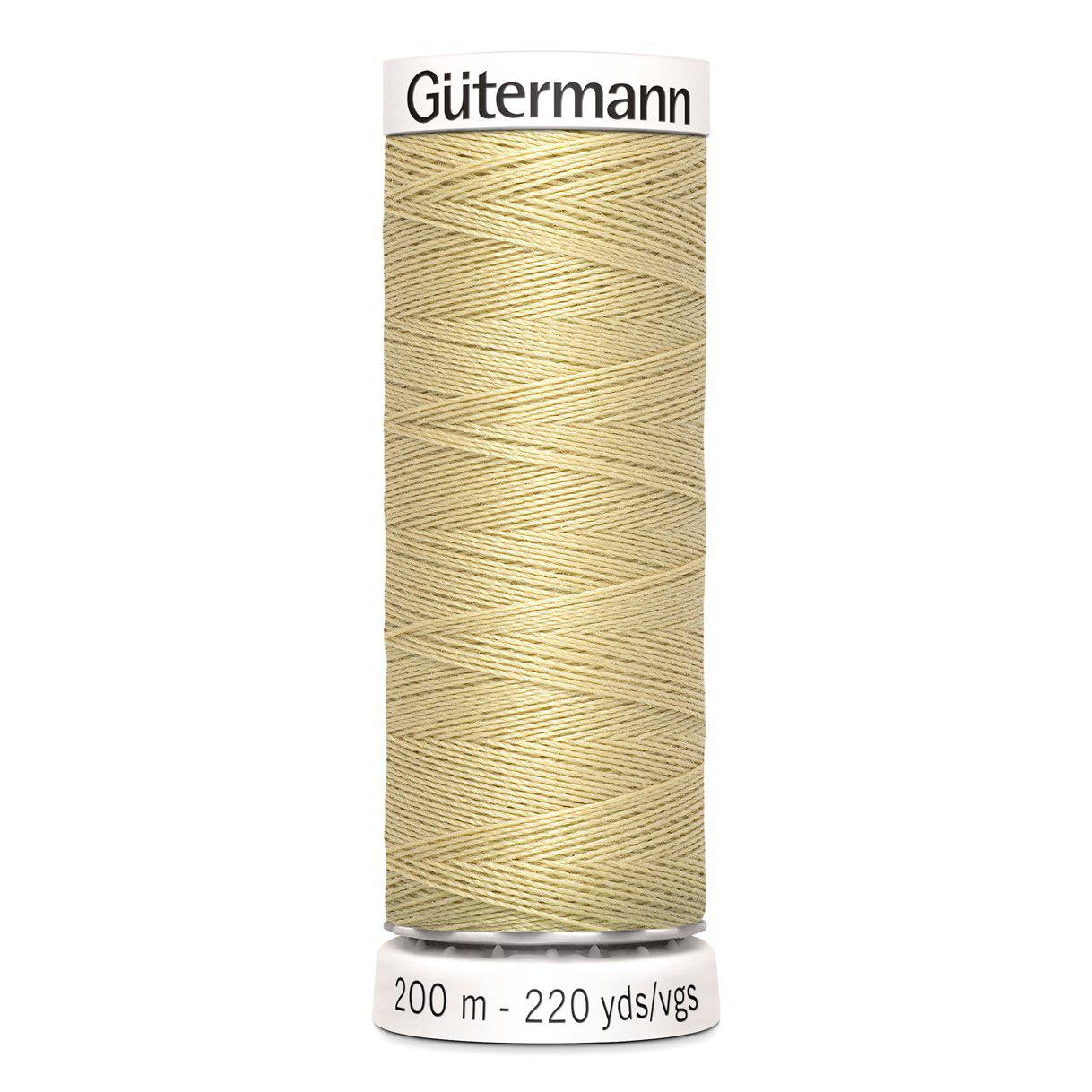 Gütermann Allesnaaigaren 200m - Geel beige 249