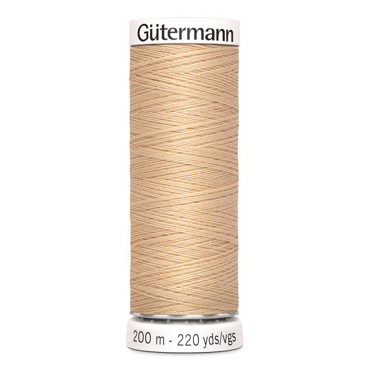 Gütermann Allesnaaigaren 200m - Licht beige 421