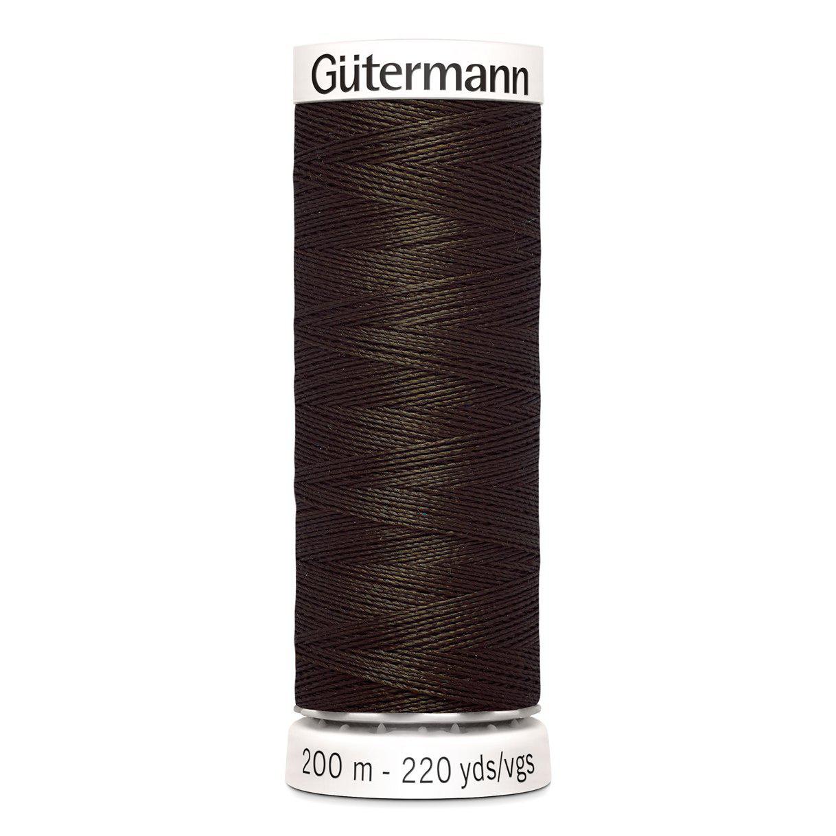 Gütermann Hilo Coselotodo 200m - Marrón oscuro 674