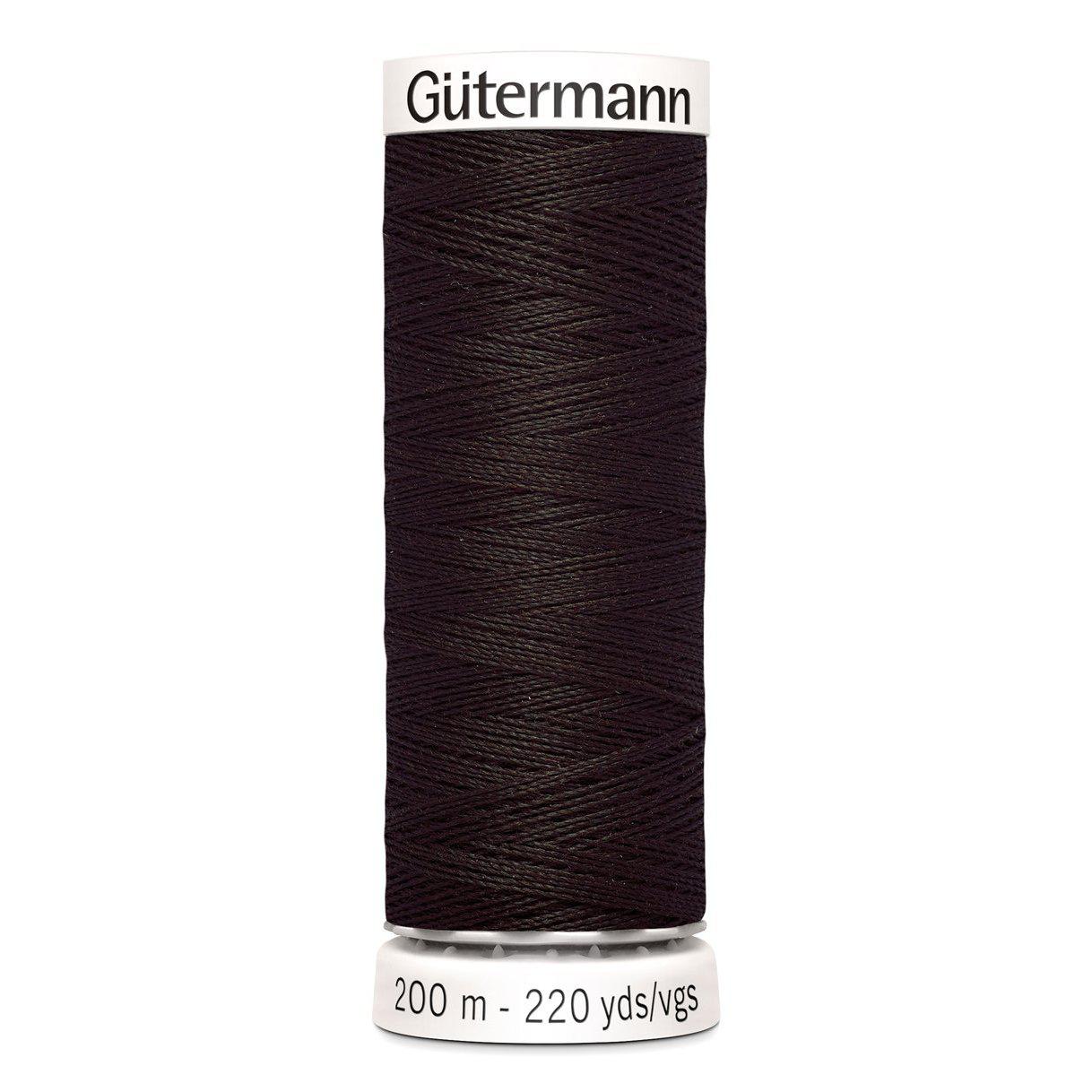 Gütermann Hilo para coser todo 200m - Marrón oscuro 697