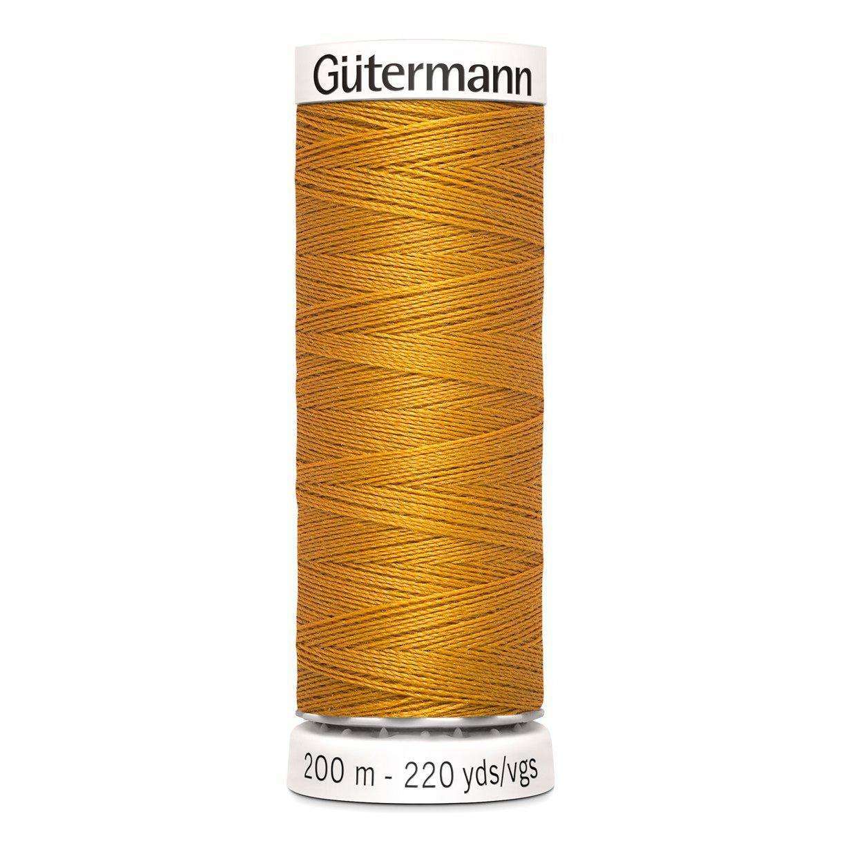 Hilo de coser universal Gütermann 200m - Oro oscuro 412