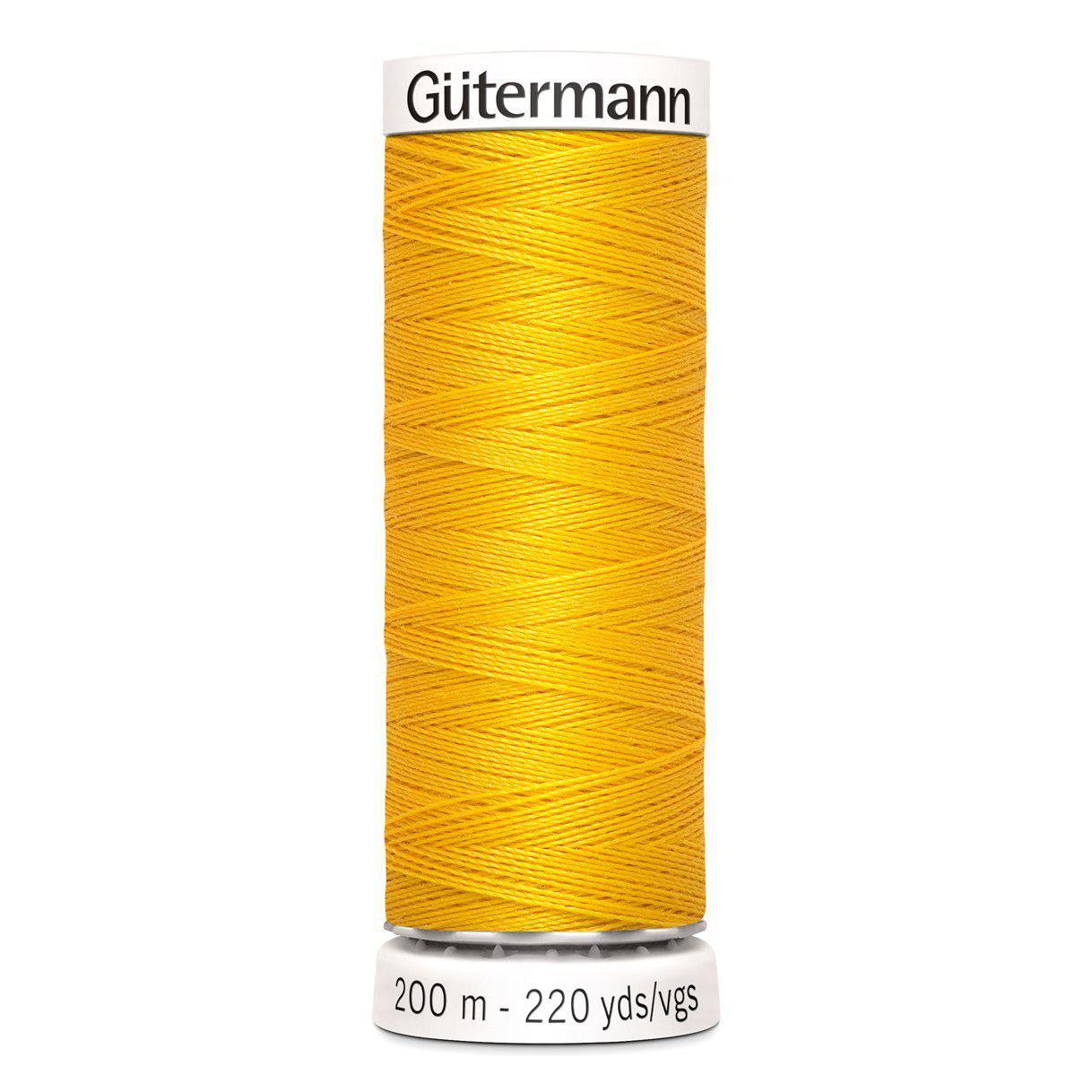 Hilo de coser universal Gütermann 200m - Amarillo yema 106