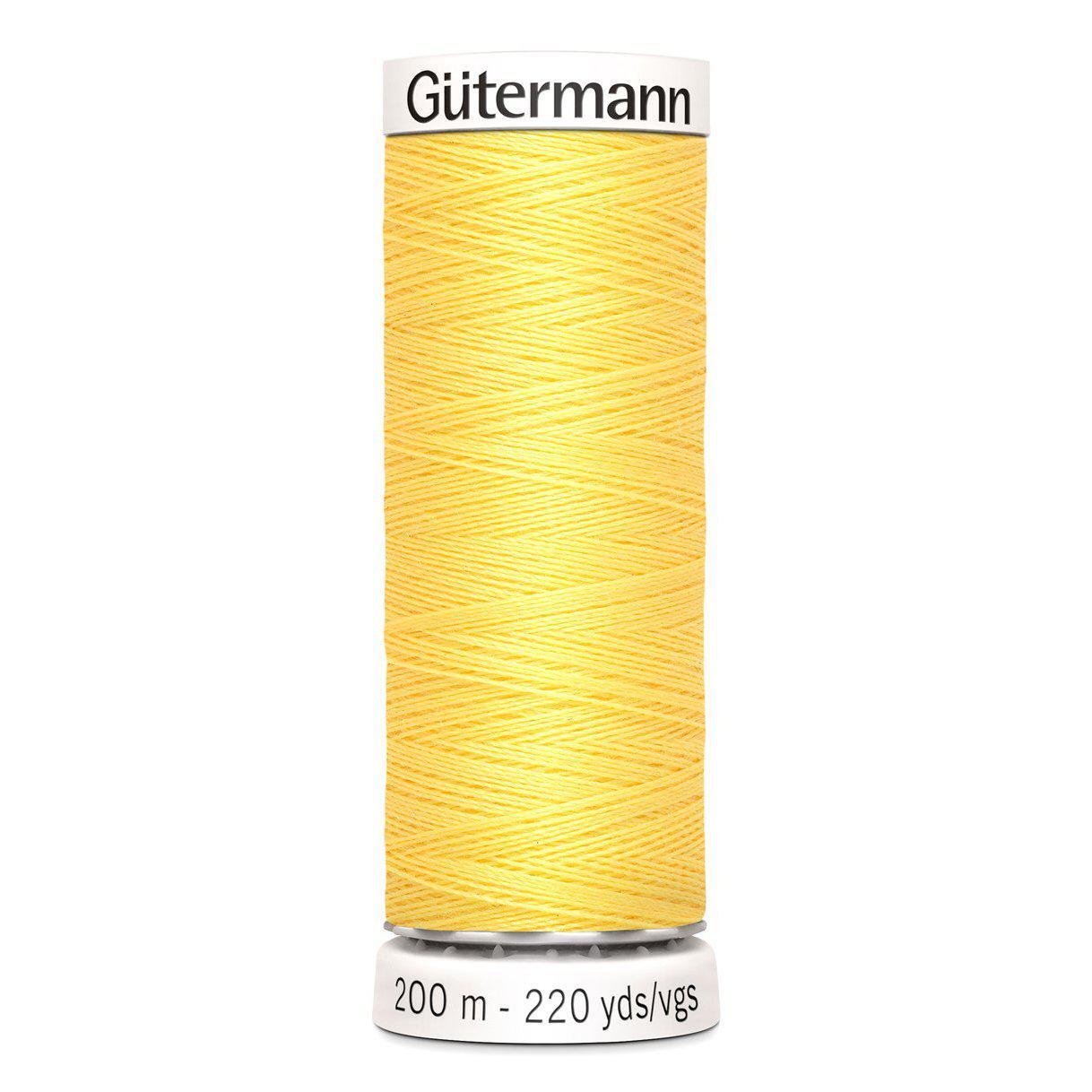 Hilo de coser universal Gütermann 200m - Amarillo 852