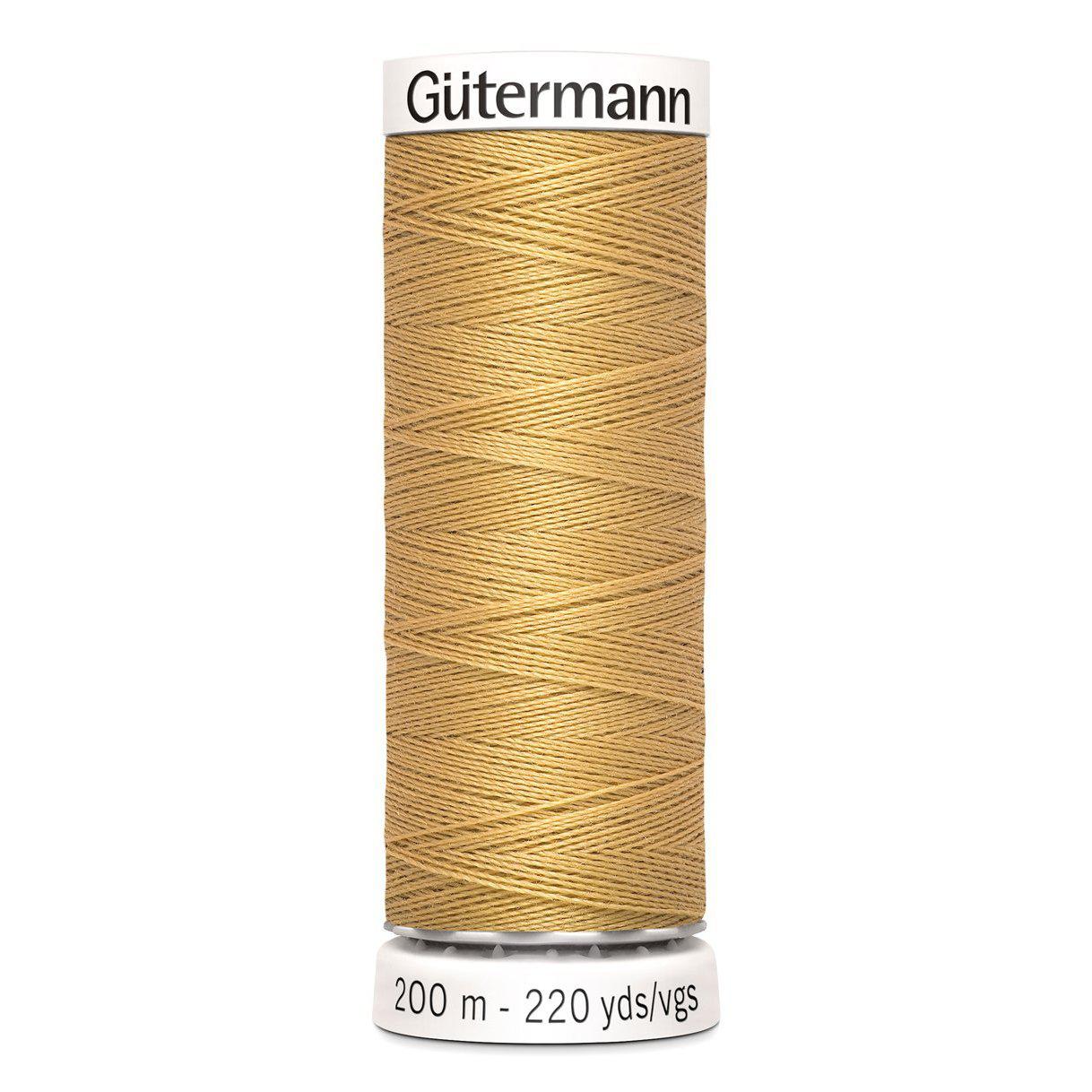 Hilo de coser universal Gütermann 200m - Oro 893