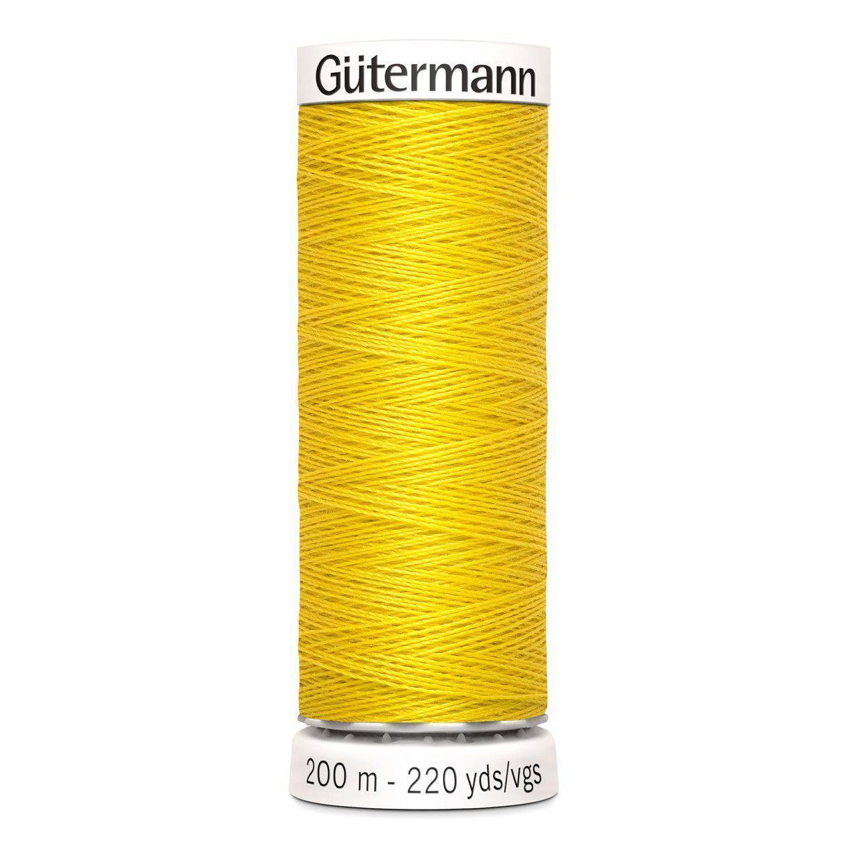 Hilo de coser universal Gütermann 200m - Amarillo intenso 177