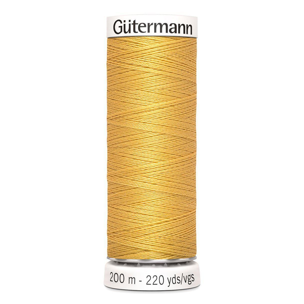 Hilo de coser universal Gütermann 200m - Oro claro 488