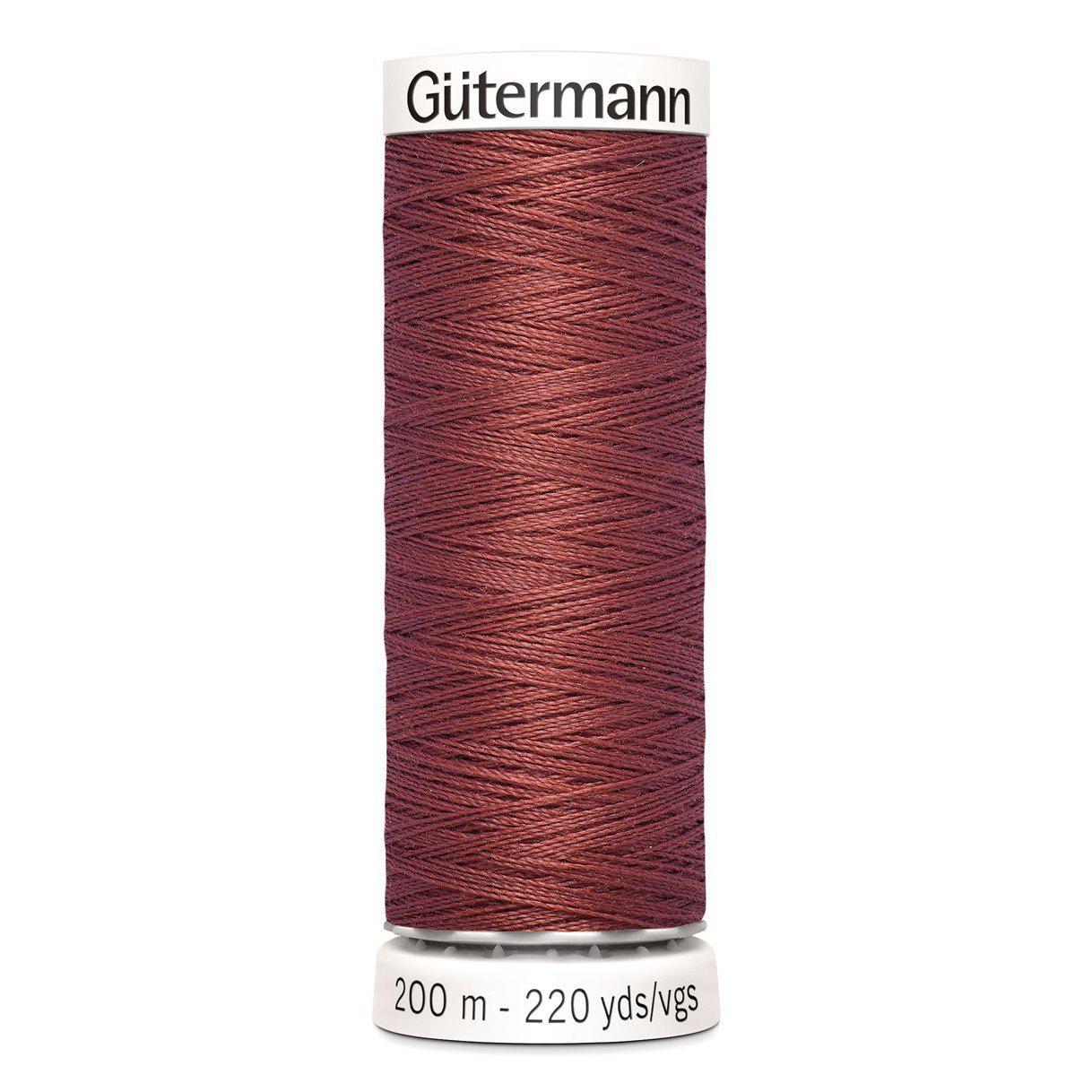 Gütermann Hilo Coselotodo 200m - Marrón burdeos 461